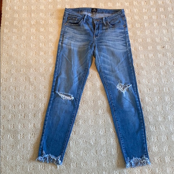 Just Black Denim - Just Black Distressed Skinny Jean